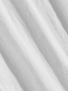 Mainfolk Herren weiße gewebte integrierte lange gerade Hose, geeignet für Frühling und Sommer Saison - Weiss - Übersicht 5