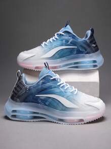 Scarpe da corsa casual estive unisex per maratone con stile alla moda, suola in materiale morbido e antisdrucciolo, traspiranti e ammortizzanti anti-scivolo, resistenti e super leggere, adatte per viaggio e sport, nuove scarpe da sport per donne - Blu - Visualizzare 9