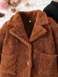 女婴 2 件套休闲立领运动衫和裤子套装，度假和街头装 - 彩色 - 查看 5