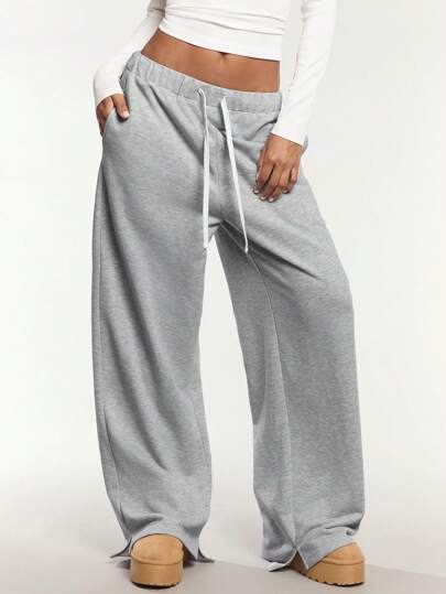 Forever 21 Grå Basics Träningsbyxor Dam Träningsoverall Gym Dam Kläder Flygplats Dam Outfits