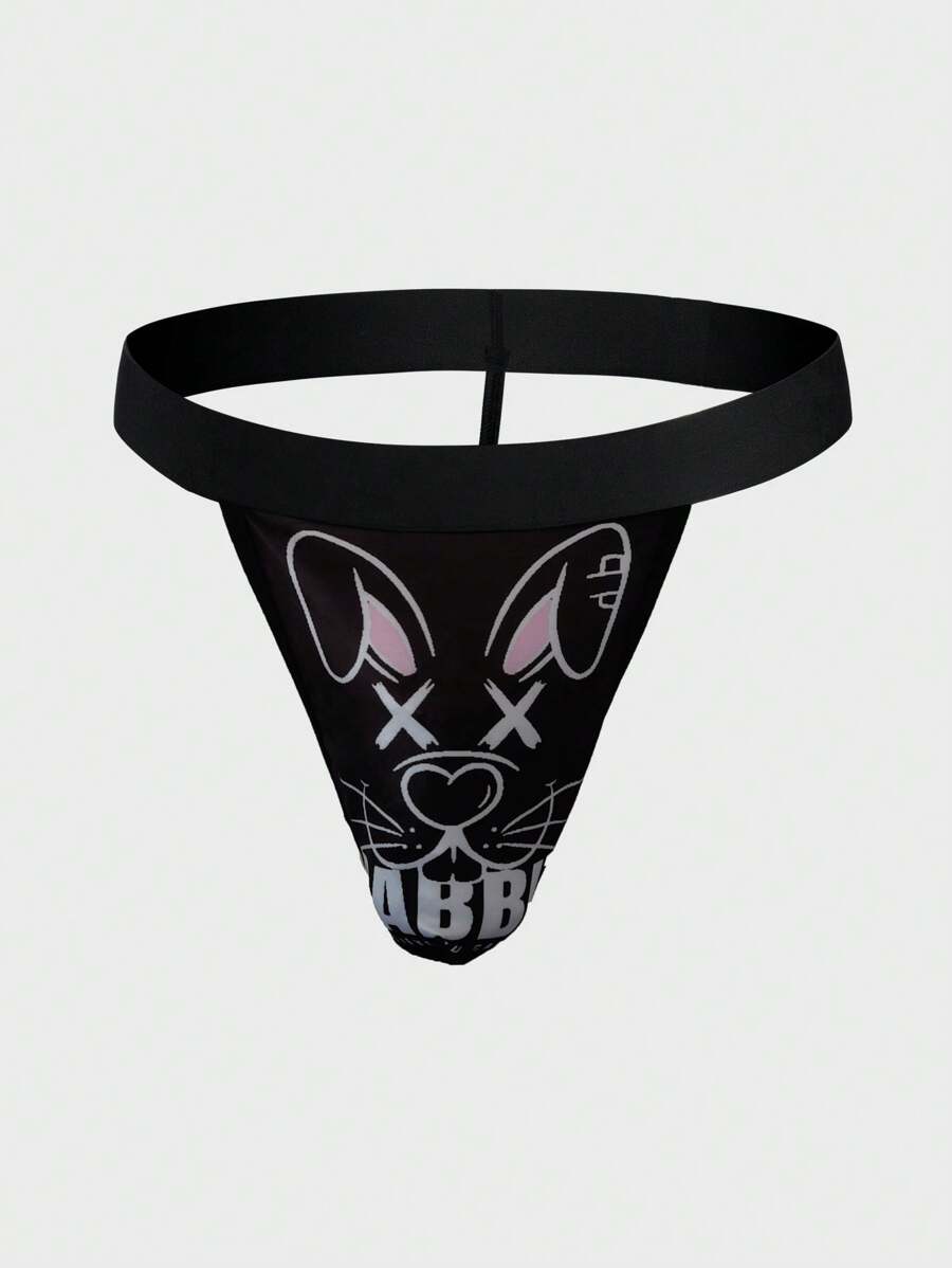 男士卡通印花性感丁字裤