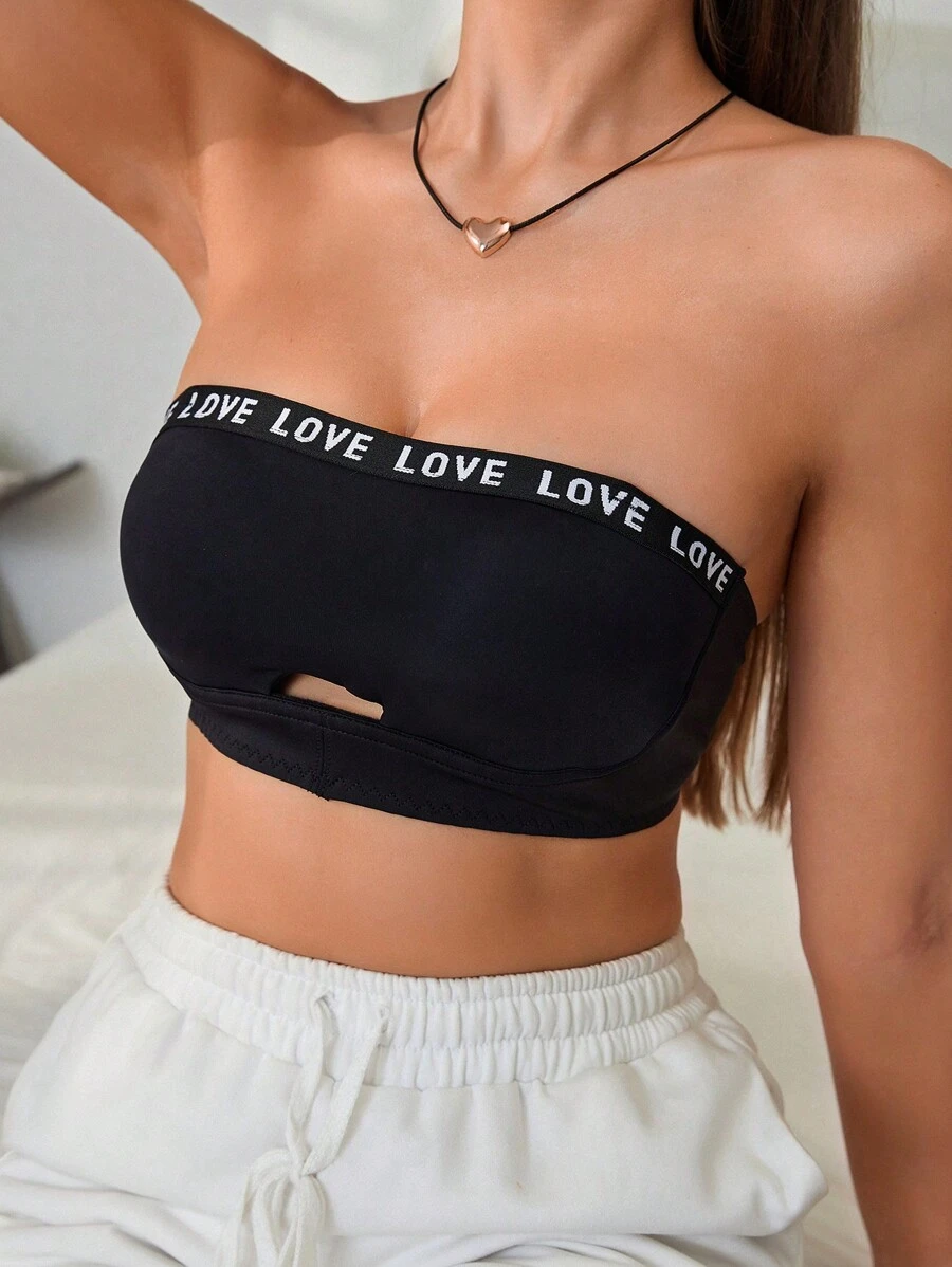 Women's Casual Wireless Bra, Removable Pads, Breathable, Multipurpose Design - Black - View 1