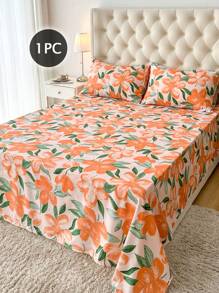 1 tấm ga trải giường đơn 100% Polyester hoa - Nhiều màu - Xem 1