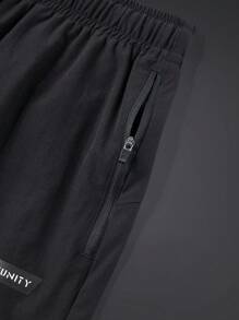 Manfinity Sport Corelite 男友风男士抽绳腰带运动短裤