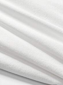 Cozy Pixies Baby Girl Crochet Pattern Color Block Sleeveless Pullover Sweater With Round Neck - White - View 10