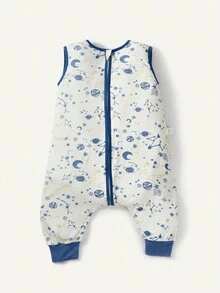 Cozy Pixies 舒适小精灵蓝色星空印花婴儿睡袋 - 彩色 - 查看 3