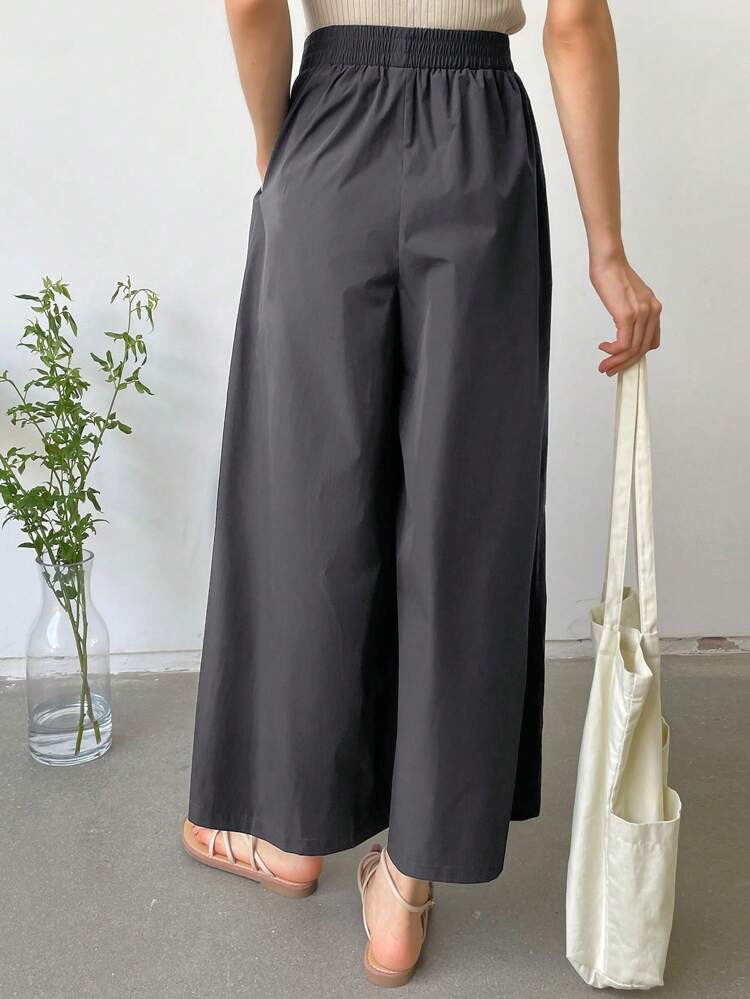 Women's Elastic Waist Loose Casual Sports Outdoor Fashionable Versatile Pants Fall