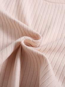 SHEIN Leap Crew 3 件套 Tween 女童罗纹长袖短款上衣 - 彩色 - 查看 5