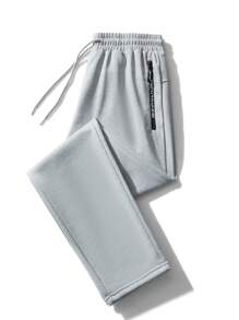 Gym Rark 2 Stücke Boyfriend-Stil Herren Lässig Alltags Sport Hosen mit Kordelzug Rücken Schule Gym 2 Stücke Set Herbst Workout Hosen atmungsaktiv Workout Kleidung Sweatpants - Verschiedenfarbig - Übersicht 6