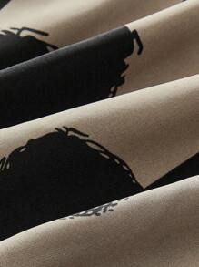 Mulvari Blus Ukuran Plus - Khaki - View 4