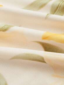 SHEIN MOD Women's Floral Print Summer Mini Dress,Summer Dresses For Women,Pastel Dresses For Women