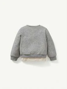 Cozy Pixies 3 件套男婴可爱熊印花圆领运动衫、裤子和帽子套装