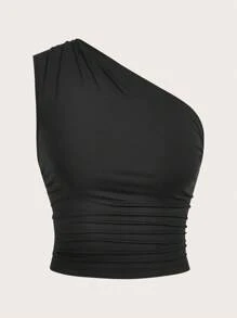 Comfortcana Plus Size Women 2pcs Set Leopard Print Black Sleeveless Top & Tank Top - Multicolor - View 5