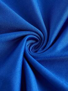 SHEIN Unity Damskie proste body z krótkim rękawem w jednolitym kolorze, codzienne noszenie