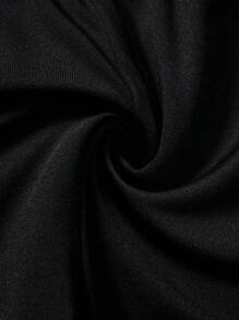 10-Pack Girls' Casual And Comfortable Solid Color Leggings For Summer - Black - View 8