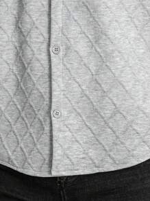 Manfinity Homme Men Flap Pocket Drop Shoulder Jacket - Light Grey - View 3