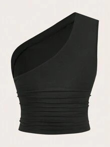 Comfortcana Plus Size Women 2pcs Set Leopard Print Black Sleeveless Top & Tank Top - Multicolor - View 6