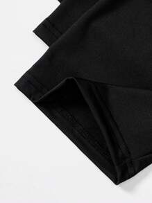 10-Pack Girls' Casual And Comfortable Solid Color Leggings For Summer - Black - View 7