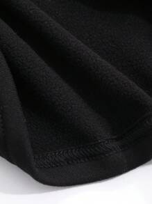 DAZY Women's Bow Print Warm T-Shirt Long Sleeve Women Tops - Black - View 7