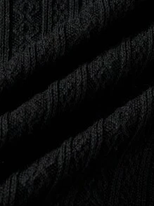 Sparklyn 青少年女孩长袖喇叭袖上衣和时尚磨边裙 2 件套 - 摩卡棕 - 查看 7