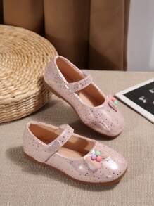Girls Versatile New Comfortable Soft Bottom Party, Dance, School Performance Flat Casual Shoes
