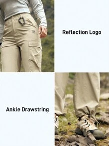 In My Nature 女士纯色工装口袋抽绳袖口徒步裤