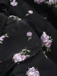 DAZY 女式夏季碎花短袖连衣裙、挤奶女工裙、太阳裙