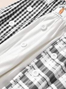 3件套女士简约前扣休闲睡裤 - 彩色 - 查看 6