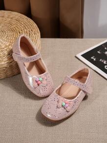 Girls Versatile New Comfortable Soft Bottom Party, Dance, School Performance Flat Casual Shoes
