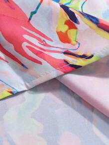 Manfinity Hypemode Men's Asymmetrical Casual Shirt - Multicolor - View 3