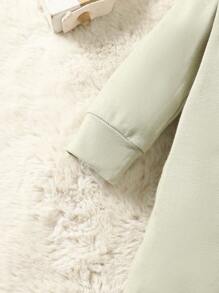 3入組新生兒男寶寶簡約圖案長袖連體衣套裝 - 彩色 - 查看 4