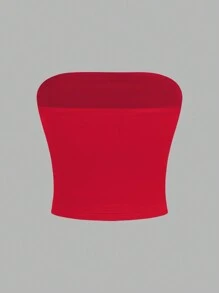 SHEIN EZwear 3 件套休闲无袖基本款女士背心/吊带背心套装，春夏 - 彩色 - 查看 4