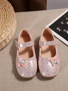 Girls Versatile New Comfortable Soft Bottom Party, Dance, School Performance Flat Casual Shoes