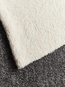 SHEIN Unity 柔软亲肤秋冬宽松针织女式背心 - 杏色 - 查看 7