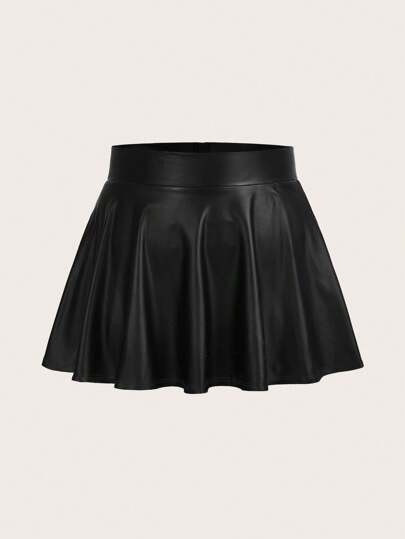 SHEIN ICON Falda amplia unicolor