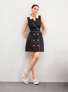 CUCCOO BIZCHIC Woman Shoes Multi Strap Sandals, Elegant White Wedge Sandals For Summer Vacation Shoes Summer Elegant Basics Business Casual Business Chic Christmas Fall New Year Holiday - White - View 8