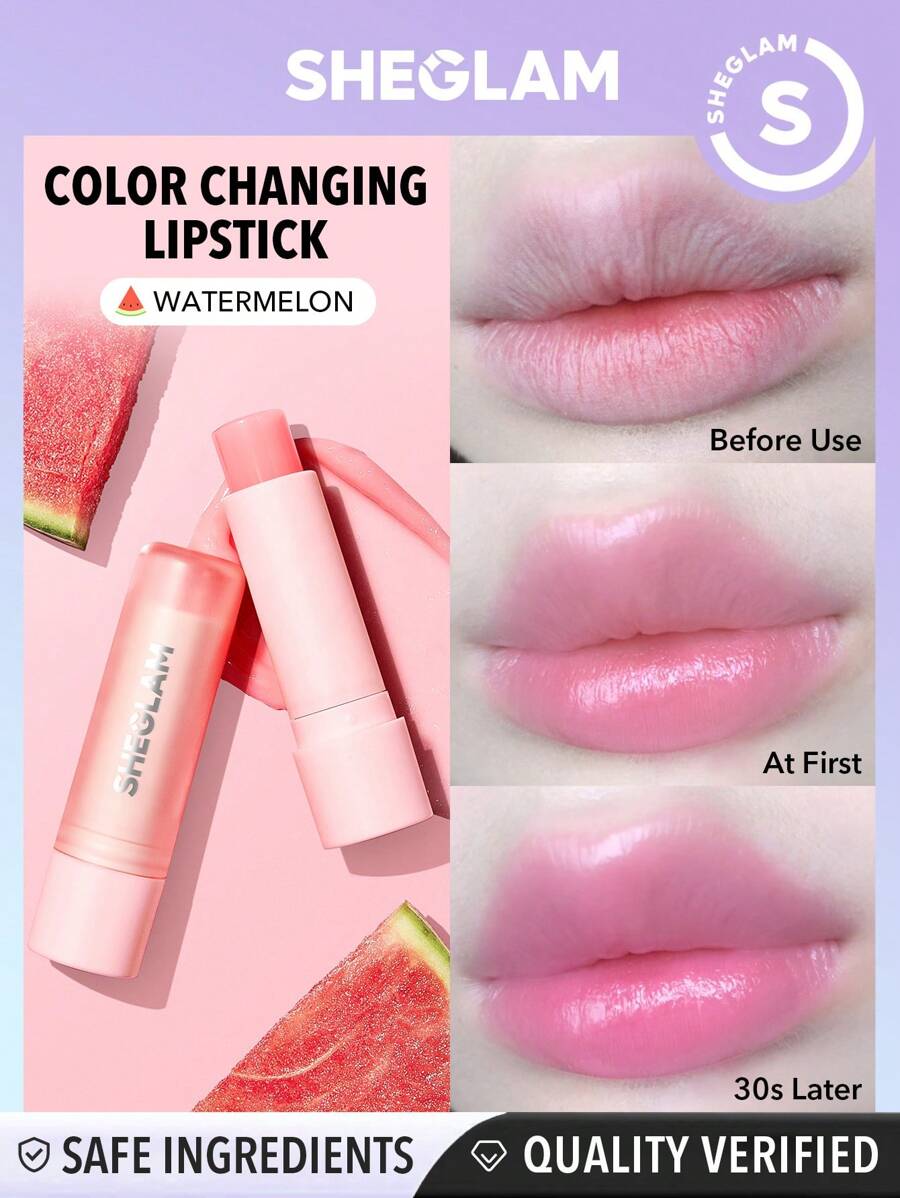 SHEGLAM Pout Phresh Color Changing LipstickWatermelon Ph Color