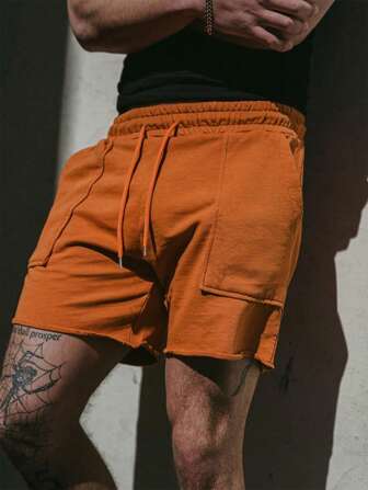 Manfinity Sport Corelite Short de sport style boyfriend à cordon de serrage à la taille, short de gym, short jogging
