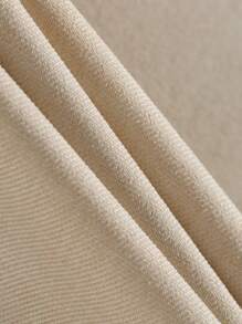 Manfinity Roghcode Men's Solid Color Minimalist Long Sleeve Casual Shirt - Apricot - View 6