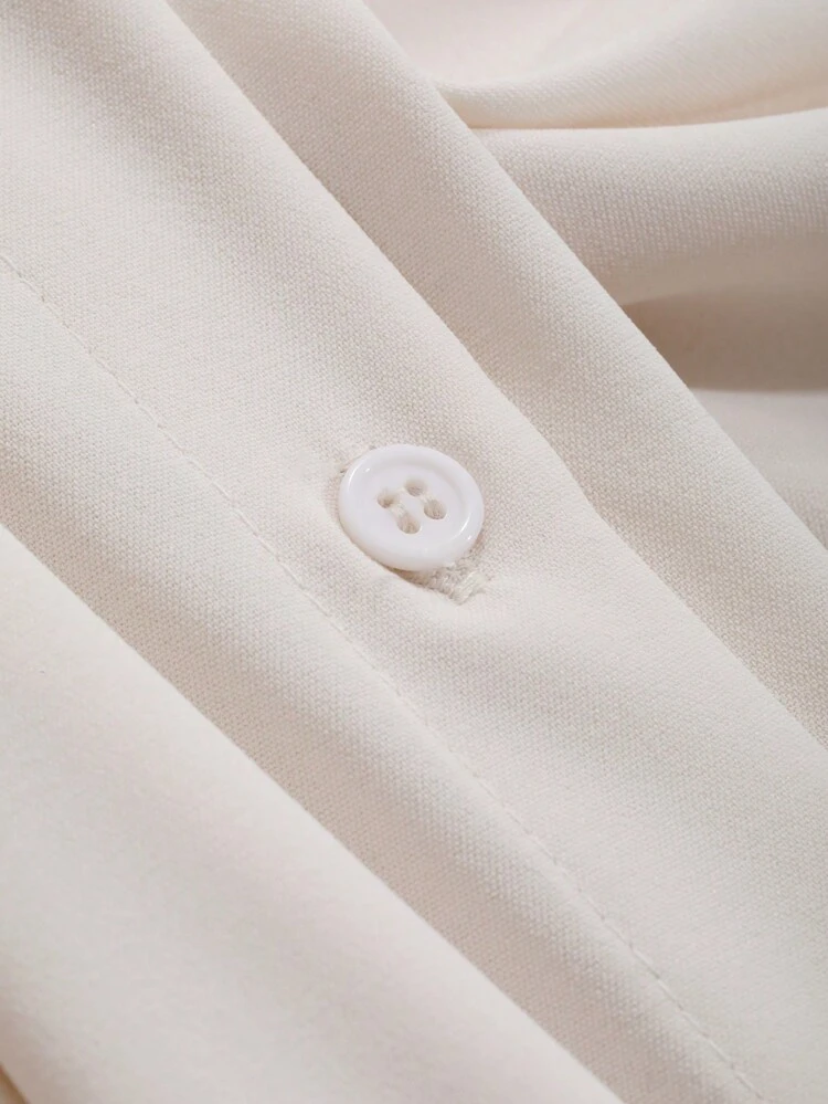 Women's Solid Color Asymmetric Shoulder Long Sleeve Blouse,Fall Clothes