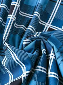 SHEIN Clasi 大尺碼格紋裙