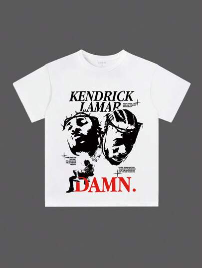 INAWLY Camiseta feminina casual com estampa gráfica de manga curta, camisetas femininas com estampa gráfica de verão