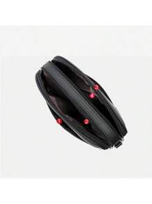 1入組新款多色選擇層次拉鍊女士肩袋，休閒簡單的菱形十字紋手提斜背袋，時尚的女孩手機袋和媽媽購物袋，大容量多功能收納袋，手機錢包鑰匙卡巾紙化妝品雨傘太陽眼鏡皮膚護理產品唇膏收納袋，適用於日常旅行，多用途風格的喜愛假日禮品，宴會，旅遊，出差，郊遊，女士的幸福節日禮物 - 彩色 - 查看 9