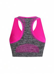 Easithlete 3PCS Front Zipper Sports Bra - Multicolor - View 7