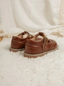 时尚女孩学生舒适休闲户外平底鞋 - 咖啡棕 - 查看 6