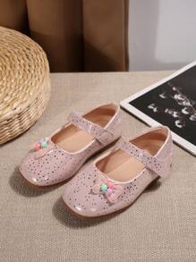 Girls Versatile New Comfortable Soft Bottom Party, Dance, School Performance Flat Casual Shoes