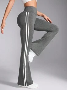 Easithlete 女士侧条纹简约休闲宽松运动裤