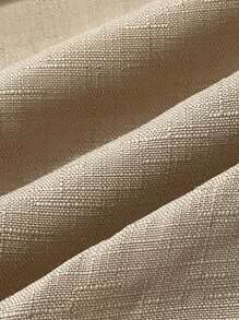 Autumn And Spring, Versatile Commuting And Casual, Gentle Khaki High-Waisted Side-Tie Wide-Leg Pants. Drapey Linen Blended Fabric Nine-Point Pants. Elastic Waist Makes You Look Slimmer And Taller. Pocket Design Is Comfortable And Breathable. Women's Solid Color Versatile Commuting And Casual Daily Wear. Loose, Flesh-Covering, Fashionable And Elegant Plus-Size Women's Pants.