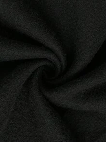 SHEIN LUNE Áo khoác trùm đầu lót nhiệt cỡ lớn cho mùa đông - màu đen - Xem 8