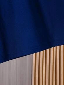 Teen Boy Round Neck Letter Printed Short Sleeve T-Shirt For Summer - Royal Blue - View 3